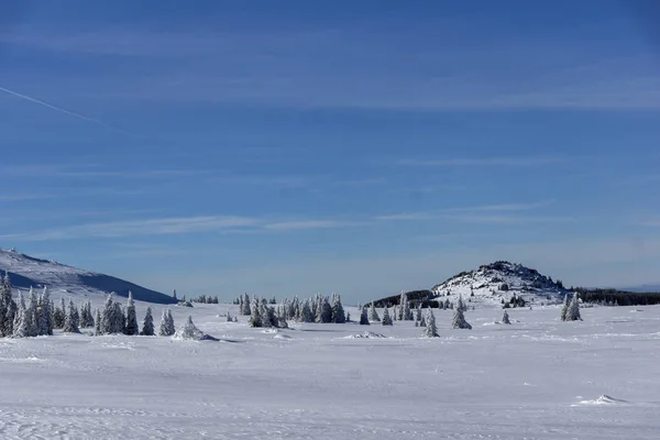 Winter uitzicht op Vitosha Mountain, Bulgarije — Stockfoto