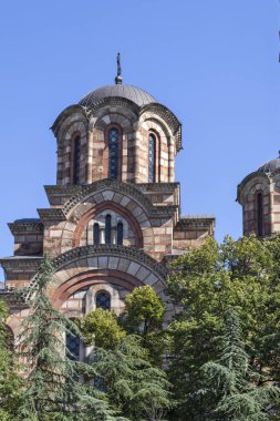 Sırbistan 'ın Belgrad kentinin merkezindeki Aziz Mark Kilisesi
