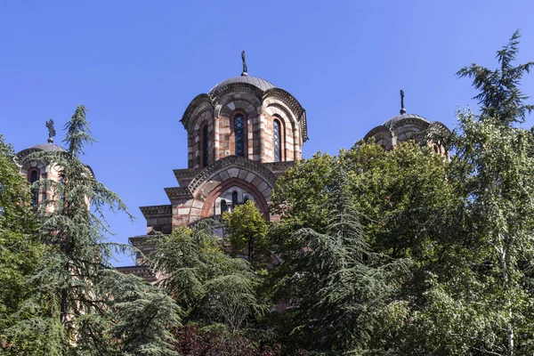 Chiesa di San Marco al centro della città di Belgrado, Serbia — Foto Stock