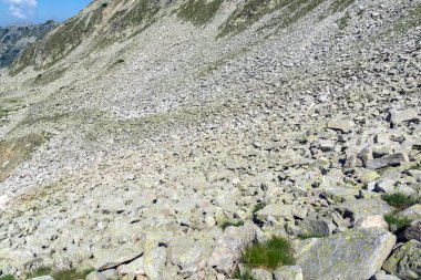 Kamenitsa zirvesine tırmanma yolu, Pirin Dağı, Bulgaristan