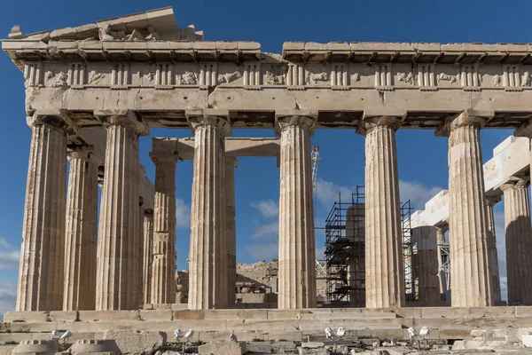 The Parthenon in the Acropolis of Athens, Greece — Stock Photo, Image