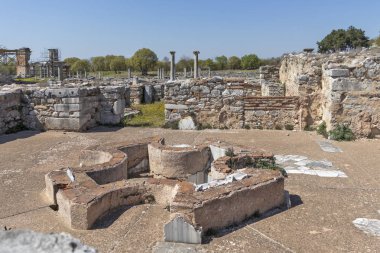 Philippi arkeolojik alanda Antik Kalıntılar, Yunanistan