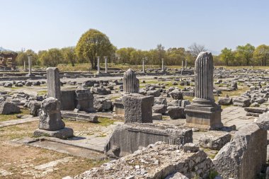 Philippi arkeolojik alanda Antik Kalıntılar, Yunanistan