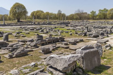 Philippi arkeolojik alanda Antik Kalıntılar, Yunanistan