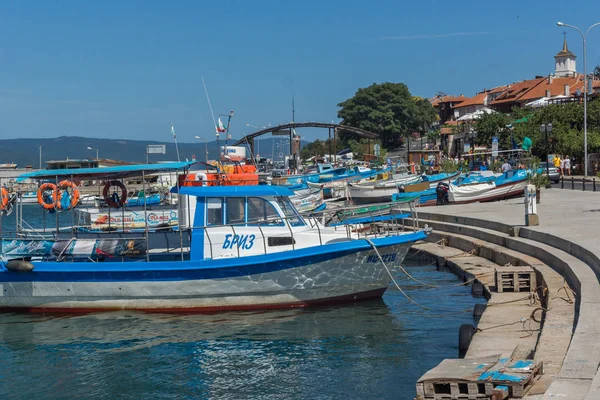 Small fishing boat at The Port of Nessebar, Bulgaria — Stock Photo, Image