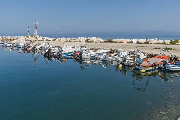 Port Skala Kallirachis, wyspa Thassos, Grecja — Zdjęcie stockowe