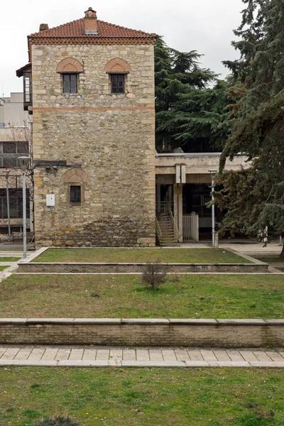 스코페 시에 있는 봉건 탑 의유적 — 스톡 사진