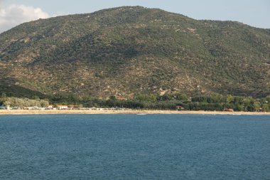 Sithonia yarımadasındaki Sykia Sahili, Chalkidiki, Gre