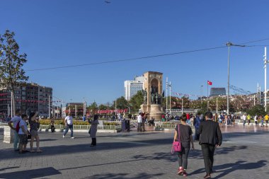 İstanbul 'un merkezinde Taksim Meydanı, Türkiye