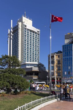 İstanbul 'un merkezinde Taksim Meydanı, Türkiye