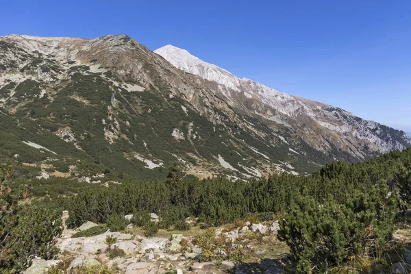 Lansekap dengan Puncak Vihren, Gunung Pirin, Bulgaria — Stok Foto