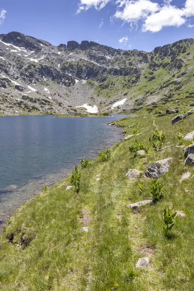 Lanskap The Fish Lakes, Rila gunung, Bulgaria — Stok Foto