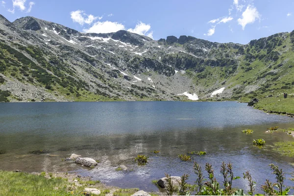 Landskap av fiskesjöarna, Rila berg, Bulgarien — Stockfoto