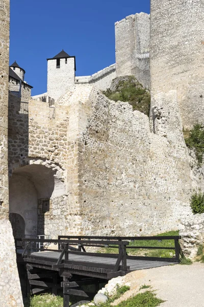 Rovine della fortezza di Golubac sul Danubio, Serbia — Foto Stock