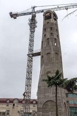 Üsküp, Kuzey Makedonya 'daki St. Constantine ve Elena Kilisesi