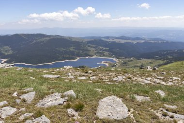 Belmeken Barajı manzarası, Rila dağı, Bulgaristan