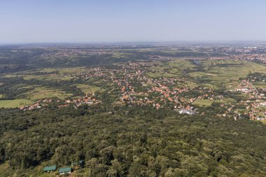 Sırbistan 'ın Avala Kulesi' nden inanılmaz panoramik manzara