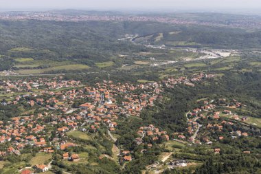 Sırbistan 'ın Avala Kulesi' nden inanılmaz panoramik manzara