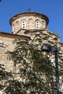 Asen 'in Kalesi, Asenovgrad, Bulgaristan' daki kilisenin yıkıntıları