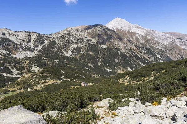 Lansekap dengan Puncak Vihren, Gunung Pirin, Bulgaria — Stok Foto