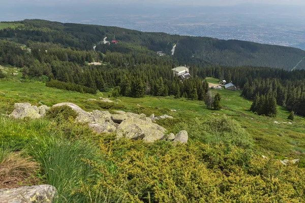 Vista estiva della montagna di Vitosha, Bulgaria — Foto Stock