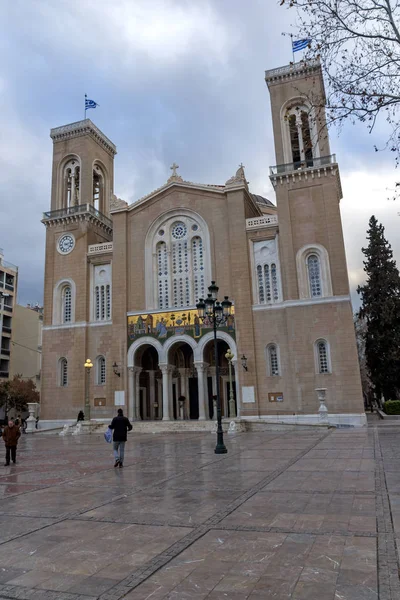 Metropolitane kathedraal in Athene, Griekenland — Stockfoto