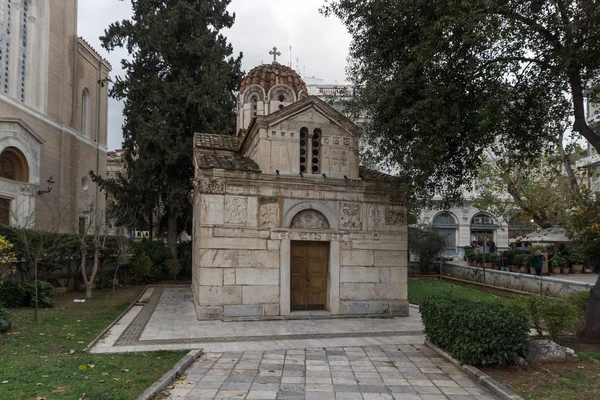 Церковь Святого Элефтерия в Афинах, Греция — стоковое фото