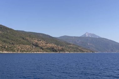 Kutsal Dağın Özerk Manastır Devleti'ndeki Athos Dağı