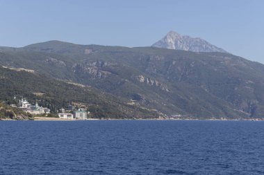 Kutsal Dağın Özerk Manastır Devleti'ndeki Athos Dağı