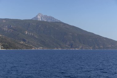 Kutsal Dağın Özerk Manastır Devleti'ndeki Athos Dağı