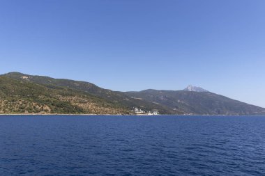 Kutsal Dağın Özerk Manastır Devleti'ndeki Athos Dağı