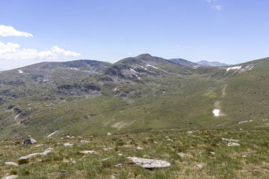 Belmeken Peak yakınlarındaki manzara, Rila dağı, Bulgaristan
