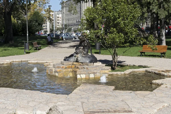 Park in city of Belgrade, Serbia — Stock Photo, Image