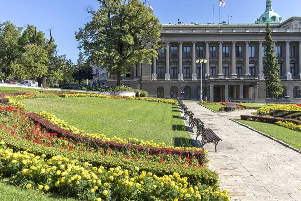 Строительство нового дворца в городе Белград, Сербия — стоковое фото