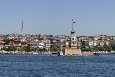 İstanbul 'dan İstanbul' a ve Bakire Kulesi 'ne Panorama