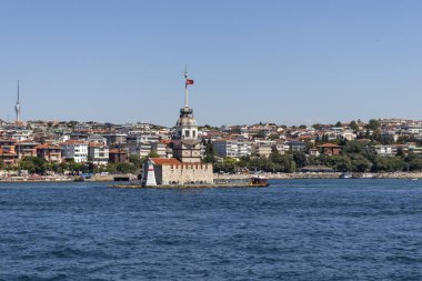 İstanbul 'dan İstanbul' a ve Bakire Kulesi 'ne Panorama