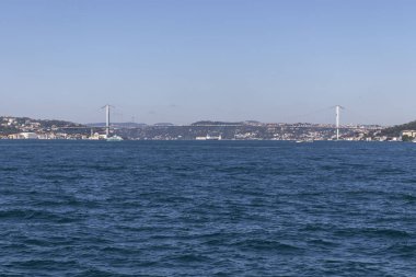 İstanbul Boğazı 'ndan inanılmaz bir manzara.