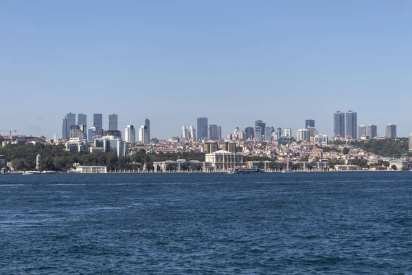 Istanbul Turecko Července 2019 Úžasná Krajina Bosporu Města Istanbul Turecko — Stock fotografie