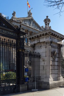 Madrid 'deki Ulusal Arkeoloji Müzesi ve Ulusal Kütüphane