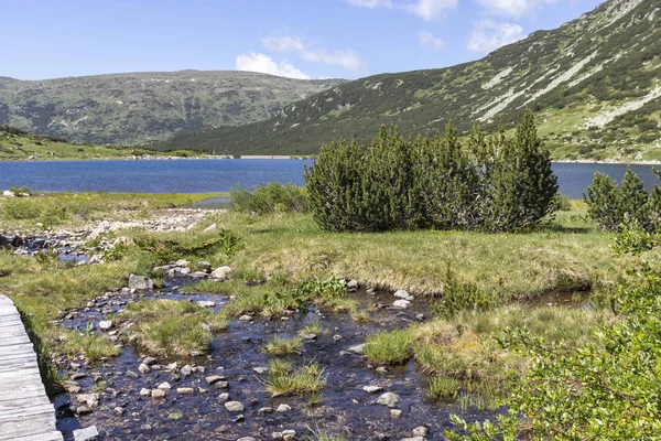 Danau Ikan (Ribni Ezera) di gunung Rila, Bulgaria — Stok Foto