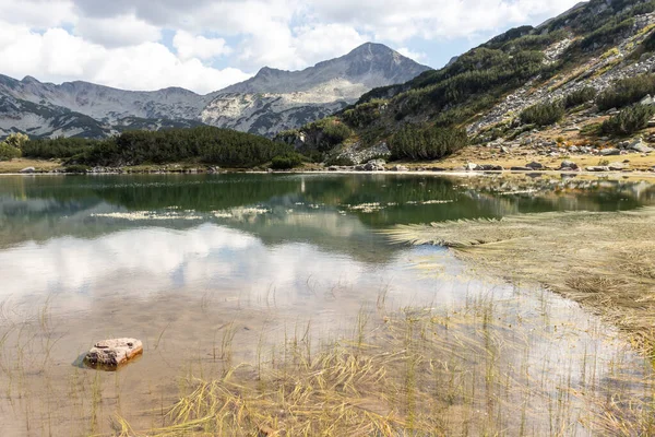 Lanskap Musim Gugur Danau Muratovo Hvoynato Pirin Mountain Bulgaria — Stok Foto