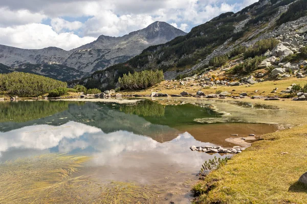 Autumn Landscape Muratovo Hvoynato Lake Pirin Mountain Bulgaria — Stock Photo, Image