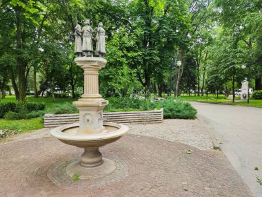 Bulgaristan 'ın Filibe kentindeki Çar Simeon Bahçesi Panoraması