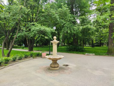 Bulgaristan 'ın Filibe kentindeki Çar Simeon Bahçesi Panoraması