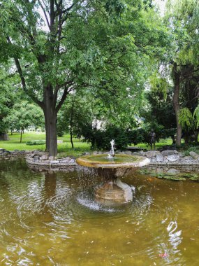 Bulgaristan 'ın Filibe kentindeki Çar Simeon Bahçesi Panoraması