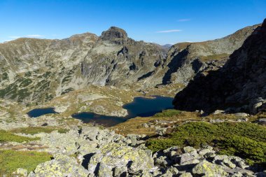 Malyovitsa zirvesi yakınlarındaki inanılmaz manzara, Rila Dağı, Bulgaristan
