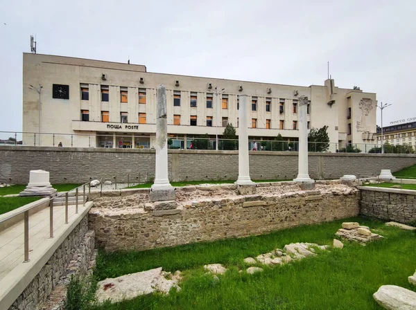 Plovdiv Bulgarie Mai 2020 Ruines Ancienne Philippopolis Sur Place Centrale — Photo