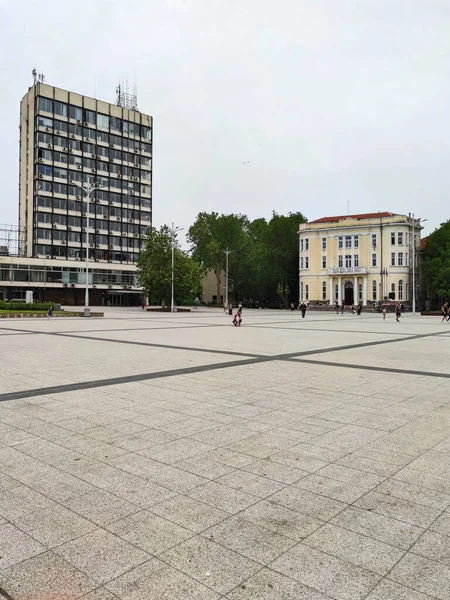 Plovdiv Bulgária Május 2020 Központi Tér Plovdiv Városában Bulgária — Stock Fotó