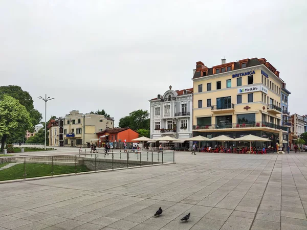 Plovdiv Bulgarien Maj 2020 Centraltorget Staden Plovdiv Bulgarien — Stockfoto