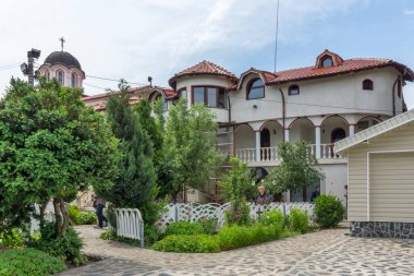 SOFIA, BULGARIA - 24 Mayıs 2014: Ortodoks Saint Mina (Menas) Manastırı, Sofya Şehir Bölgesi, Bulgaristan